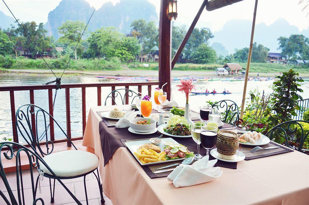 Villa Nam Song Vang Vieng Dış mekan fotoğraf